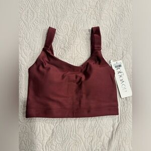 Burgundy Rio Yoga Padded bra Size S